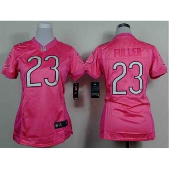 Women's Nike Chicago Bears #23 Kyle Fuller Pink Be Luv'd Stitched NFL New Elite Jersey